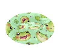 Lit chaud et doux en forme de grenouille pour chien de taille moyenne