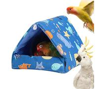 Lit chaud - Maison chauffante pour oiseaux, nid de couchage en peluche | Lit suspendu douillet avec structure rembourrée douce, oasis de repos confortable pour perruches, tourterelles, oiseaux