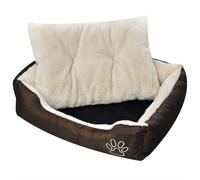 vidaXL Lit chaud pour chien et chat avec coussin rembourré XL