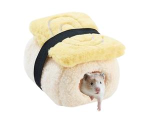 Lit chaud pour hamster - Cage semi-fermée douce pour animal domestique, habitats de sommeil et de cachette | Retraite intérieure confortable pour hamsters nains, chinchillas, planeurs en sucre