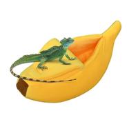 Lit chaud pour petits animaux - Bananes - Lit pour animal domestique - Lit confortable à bananes - Habitats de lit chauds pour les petits animaux, fournitures charmantes pour animaux de compagnie pour