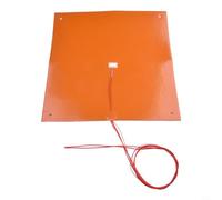 Lit chauffant en silicone 400 x 400 mm 1400 W pour imprimante thermique pour Tronxy X5S (220 V)