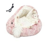 Lit chauffant pour animaux de compagnie | Maison chaude pour chaton, lit chaud d'hiver pour chatons | Pour les propriétaires d'animaux de compagnie par temps froid pour le bureau à domicile dormir la