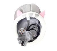 Lit chauffant pour chat - Cabane électrique chauffante pour chat, chauffage amovible pour chien, tapis de couchage lavable pour animaux de compagnie, lit à isolation thermique | pour chats, petits