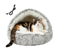 Lit chauffant pour chat pour l'intérieur | Maison chaude pour chaton | Lit d'hiver pour chat | Niche d'hiver pour les parents d'animaux amoureux des animaux - Temps froid - Intérieur - Maison Salon