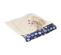 Lit chauffant pour chat | Tapis de couchage doux pour animal domestique | Sac de couchage chaud d'hiver pour chat, chiot, animal domestique, salon, chambre à coucher, balcon, appartement