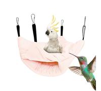 Lit chauffant pour oiseaux, cage à oiseaux, double couche, accessoires pour perruches, pour jouer, nourrir, dormir, se reposer, nicher