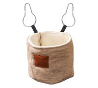 Lit chinchilla confortable et chaud - Lit d'écureuil pour animal | Pour intérieur et maison par temps froid, relaxation hivernale, furet, hérisson, chinchilla