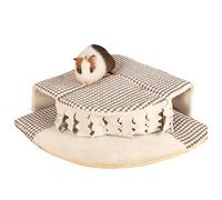 Lit chinchilla - Jouet tube de jeu avec pompon - Lit pour petits animaux de compagnie, dragons barbu, furets et autres compagnons d'habitat - Parfait pour la maison, le salon ou les espaces d'angle