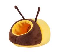 Lit Chinchilla, lit pour hamster | Maison de hérisson de dessin animé - Photo literie maison hamac pour hamster accessoires pour cages pour petits animaux antidérapants paire