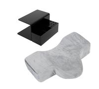 Lit Cil, Coussin Oreiller u Forme avec étagère Noire Organisateur Stand Extension des Cils pour les Magasins de écoles Formation