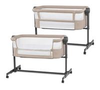Kinderkraft Lit cododo NESTEE UP 2 2-en-1 avec matelas, réglable en hauteur Beige