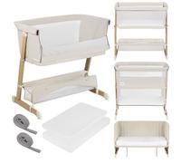 Lionelo Lit cododo THOMI Plus 5en1 – convertible jusqu'à 9 kg, canapé‑lit 100 kg – Beige