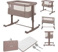 Lit Cododo Berceau 3en1 Aurora Avec Matelas Et Sac Beige Taupe TU