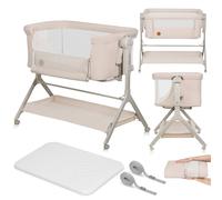 Lit Cododo Berceau 3en1 Leonie Plus Réglable En Hauteur Et Inclinaison Beige Sand TU