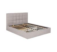 Lit coffre 160 x 200 cm - Tissu - Beige - ELIAVA de Pascal Morabito de Pascal Morabito Beige