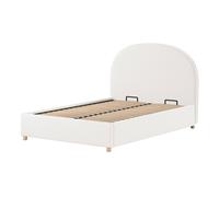 Lit Coffre Adulte "Moon" 140x200cm Blanc