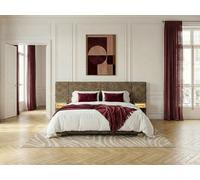 Lit coffre ALOE avec chevets et LED intégrées marron 160x200 BOBOCHIC 160x200 Marron