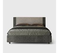 Lit-coffre double 160x190 avec conteneur en tissu Rosal Norris Labirinto