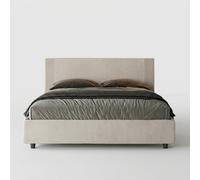 Lit-coffre double 160x190 avec conteneur en tissu Rosal Norris Labirinto