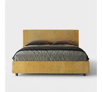 Lit-coffre double 160x190 avec conteneur en tissu Rosal Norris Labirinto