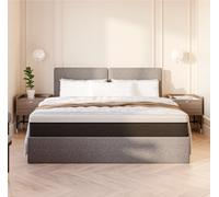 Lit Coffre Emma Original 180x200 - Gris clair - Tête de lit en option - Jusqu'à 796L de capacité de stockage - Livraison et retour gratuits