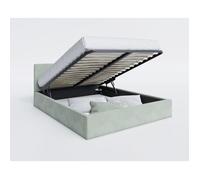 Lit Coffre Rino 140x190 cm - Sommier inclus Mint