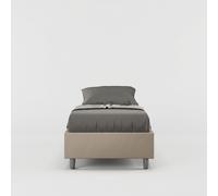 Lit coffre simple avec sommier 80x190 chambre d'enfant Azelia S
