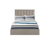 Lit Coffre Songe + Sommier Velours Taupe 140cm