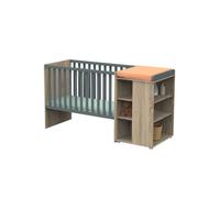 Sauthon Lit combiné 120x60cm évolutif en 90x190cm