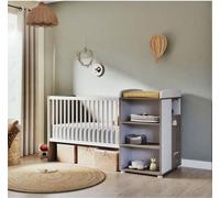 Lit Combiné - 120x60cm - Evolutif en 90x190cm - Babyprice Smile - Chene silex