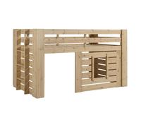 Lit Combiné Compact Enfant "Oliver" 90x200cm Chêne
