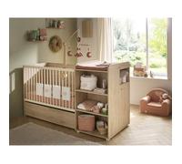 Lit combiné évolutif - Adele - 120 x 60 cm - Hêtre - SAUTHON