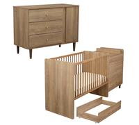 Lit combiné évolutif + Commode Mokka
