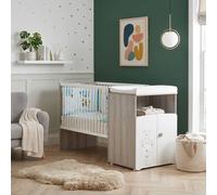 Lit Combiné Évolutif En Bois - Teddy Blanc 60X120
