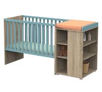 Lit combiné Sauthon Nova Argile Douce - 120 x 60 cm évolutif en 90 x 190 cm