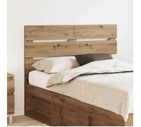 Lit complet - meuble et sommier et matelas Vidaxl Tête de lit Chêne artisanal 135 cm Bois d'ingénierie