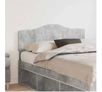 Lit complet - meuble et sommier et matelas Vidaxl Tête de lit Gris béton 135 cm Bois d'ingénierie