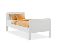 Lit Hauteur réglable 90x200 avec Sommier à Lattes