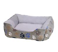Lit confort carré classic pour chien Nobby Pet Lissi Gris 70x60x20 cm