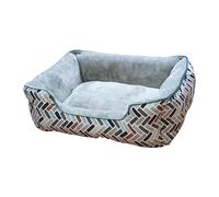 Lit confort carré classic pour chien Nobby Pet Tonis Gris 70x60x20 cm