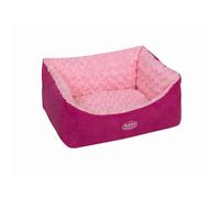 Lit confort carré pour chien Nobby Pet Arusha Rose 60x48x19 cm