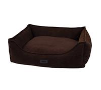 Lit confort carré pour chien Nobby Pet Kamba Marron 75x60x23 cm