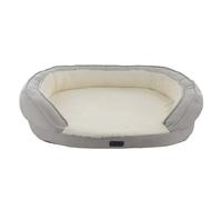 Lit confort orthopédique ovale pour chien Nobby Pet Amca Gris 78x62x18 cm