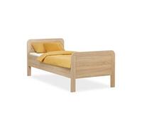 Lit confort 90x200 cm naturel sans sommier