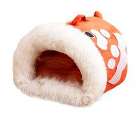 Lit confortable pour chat, grotte Panier pour chat creusant en peluche avec poignée en forme de poisson Lits de chat épais Meubles Grohuis Burrow Pad pour chats d'intérieur Petits chiens Chiots