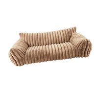 Lit Confortable pour Petit Chien, canapé pour Animaux de Compagnie avec Support de Cou à Trois Côtés pour Chats et Petits Chiens, Design élégant (S 60 * 45 * 20 cm)