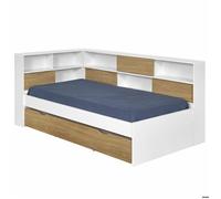 Lit Cosy Play Blanc et bois 90x190 cm