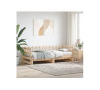 vidaXL Lit coulissant 2x(90x190) cm Bois de pin massif 840391