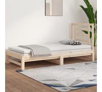 Lit Coulissant 2x(90x200) cm Bois de Pin Massif Lit d'Invité Canapé-lit vidaXL